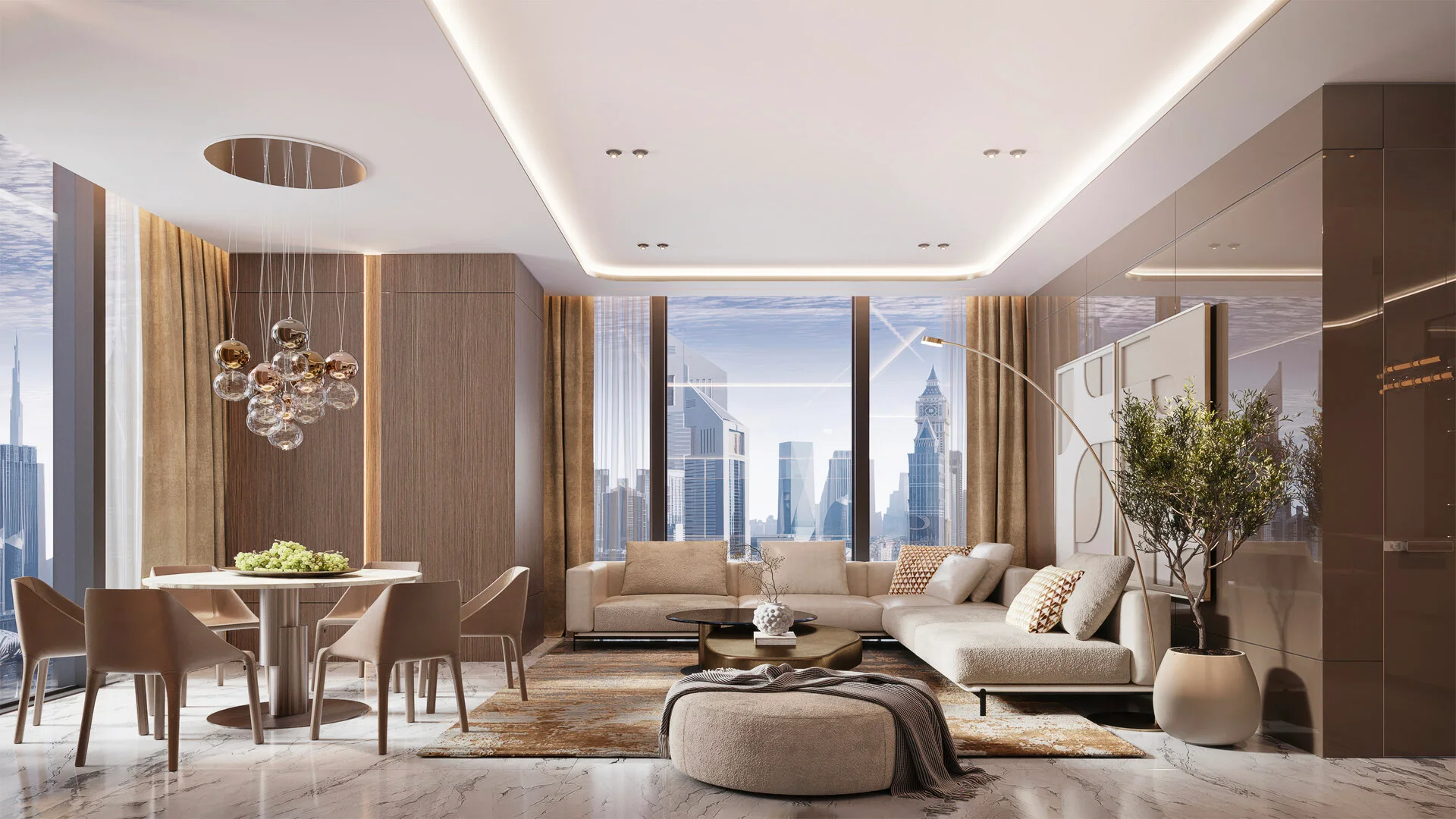 Burj Azizi Interior